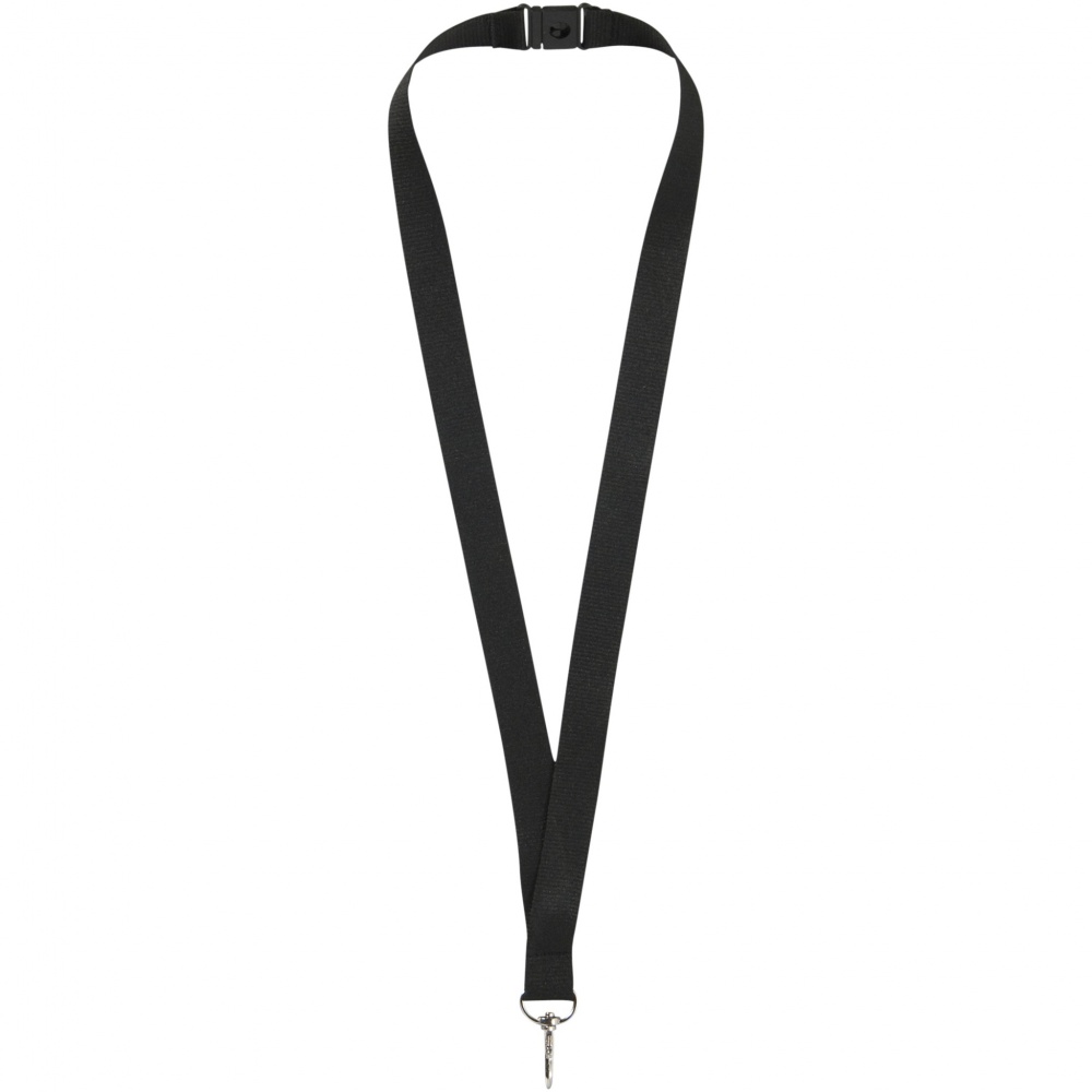 Logo trade promotional merchandise image of: Lago lanyard with break-away closure
