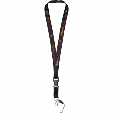 Logotrade advertising product image of: Sagan phone holder lanyard with detachable buckle