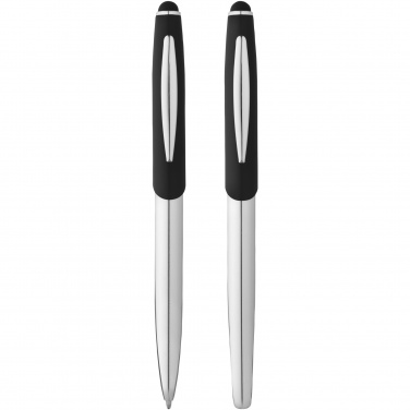 Logotrade corporate gifts photo of: Geneva stylus ballpoint pen and rollerball pen set