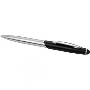 Logo trade promotional giveaways image of: Geneva stylus ballpoint pen and rollerball pen set