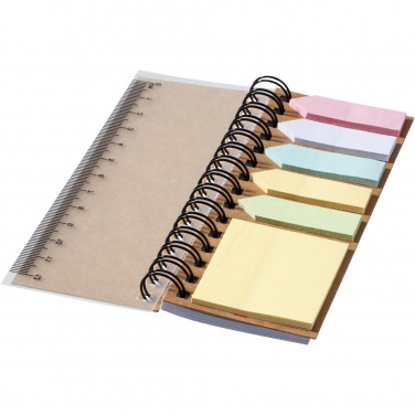Logotrade promotional items photo of: Spinner spiral notebook with coloured sticky notes