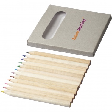 Logotrade promotional giveaways photo of: Tallin 12-piece coloured pencil set