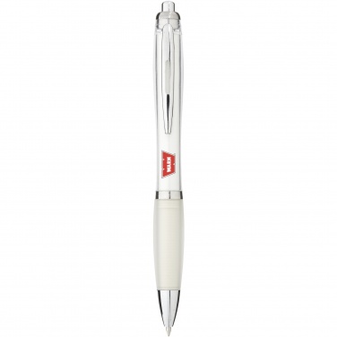 Logo trade business gifts image of: Nash ballpoint pen coloured barrel and grip