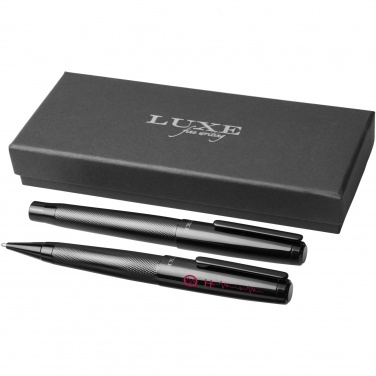 Logo trade promotional merchandise image of: Gloss duo pen gift set
