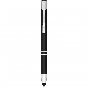 Logotrade promotional product image of: Moneta anodized aluminium click stylus ballpoint pen