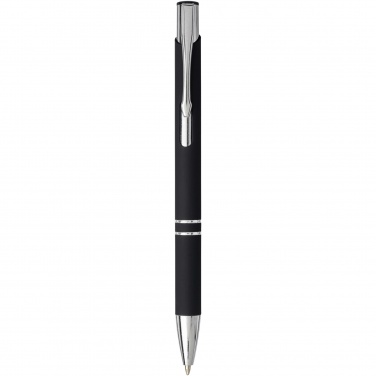 Logo trade advertising products image of: Moneta soft touch ballpoint pen