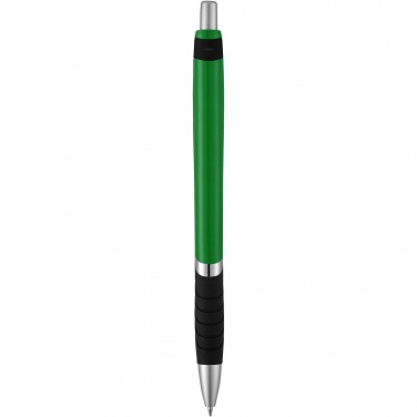 Logo trade advertising product photo of: Turbo ballpoint pen with rubber grip