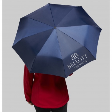 Logo trade business gifts image of: Alex 21.5" foldable auto open/close umbrella