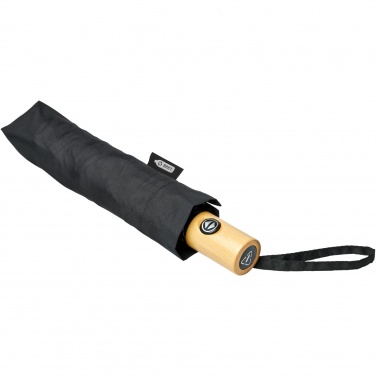 Logo trade promotional merchandise photo of: Bo 21" foldable auto open/close recycled PET umbrella