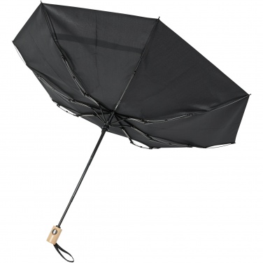 Logo trade promotional merchandise image of: Bo 21" foldable auto open/close recycled PET umbrella