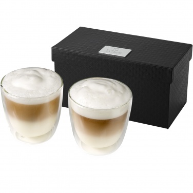 Logo trade corporate gifts image of: Boda 2-piece glass coffee cup set