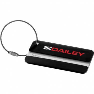 Logo trade promotional merchandise photo of: Discovery luggage tag