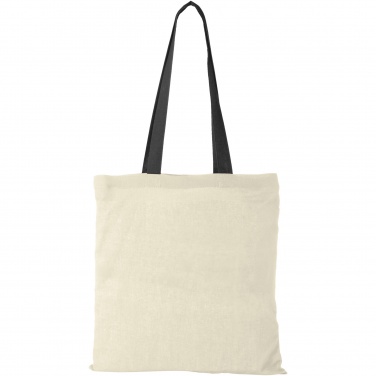 Logotrade corporate gift picture of: Nevada 100 g/m² cotton tote bag coloured handles 7L