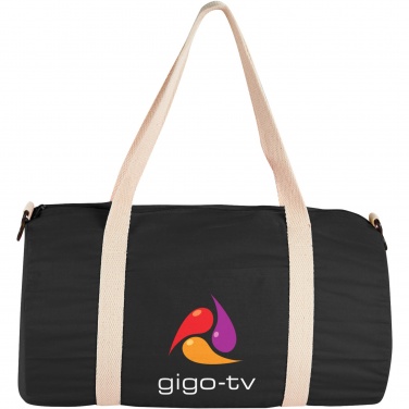 Logotrade business gift image of: Cochichuate cotton barrel duffel bag 25L