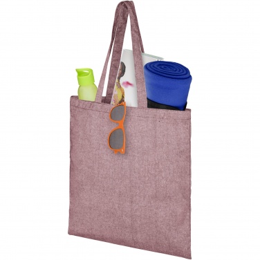Logo trade promotional giveaways picture of: Pheebs 150 g/m² recycled tote bag 7L
