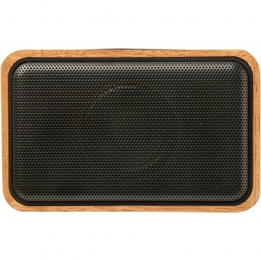 Logotrade promotional product image of: Wooden 3W speaker with wireless charging pad