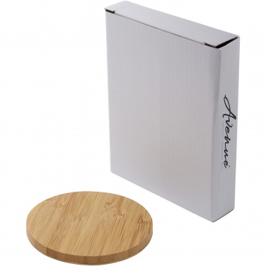 Logo trade promotional items picture of: Essence 5W bamboo wireless charging pad