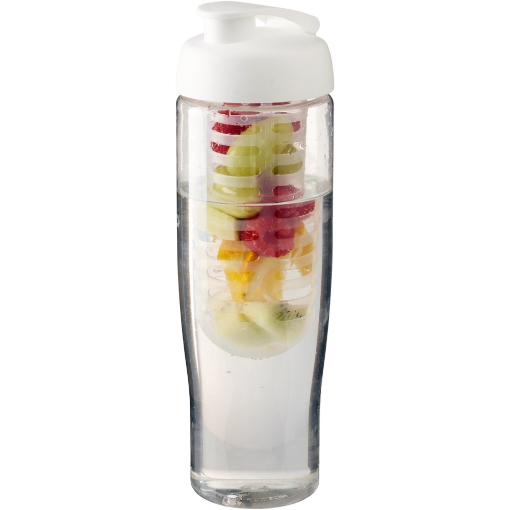 Logotrade promotional merchandise photo of: H2O Active® Tempo 700 ml flip lid sport bottle & infuser