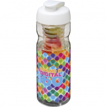 Logotrade promotional gift image of: H2O Active® Base 650 ml flip lid sport bottle & infuser