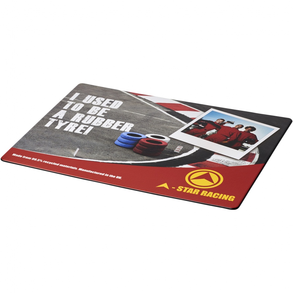 Logo trade promotional products image of: Brite-Mat® mouse mat with tyre material