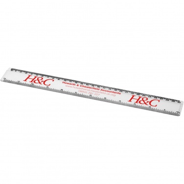 Logo trade promotional gifts image of: Renzo 30 cm plastic ruler