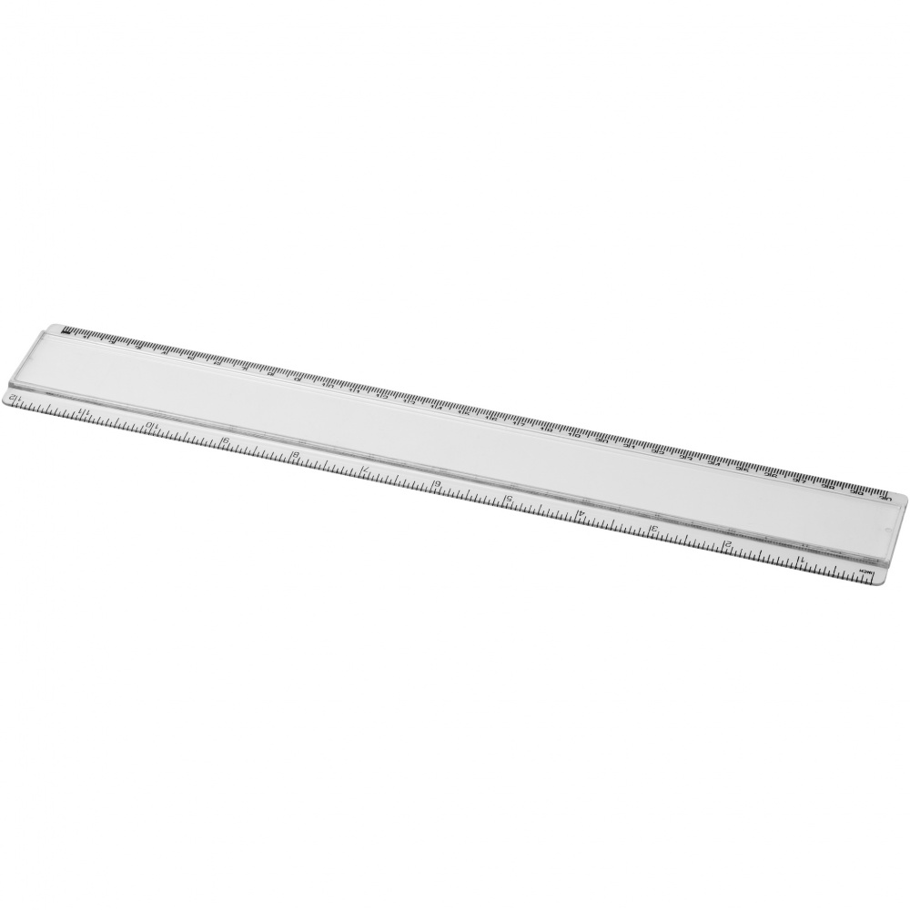 Logo trade promotional product photo of: Ellison 30 cm plastic insert ruler