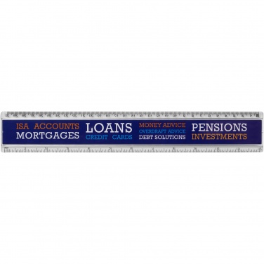 Logotrade promotional giveaways photo of: Ellison 30 cm plastic insert ruler