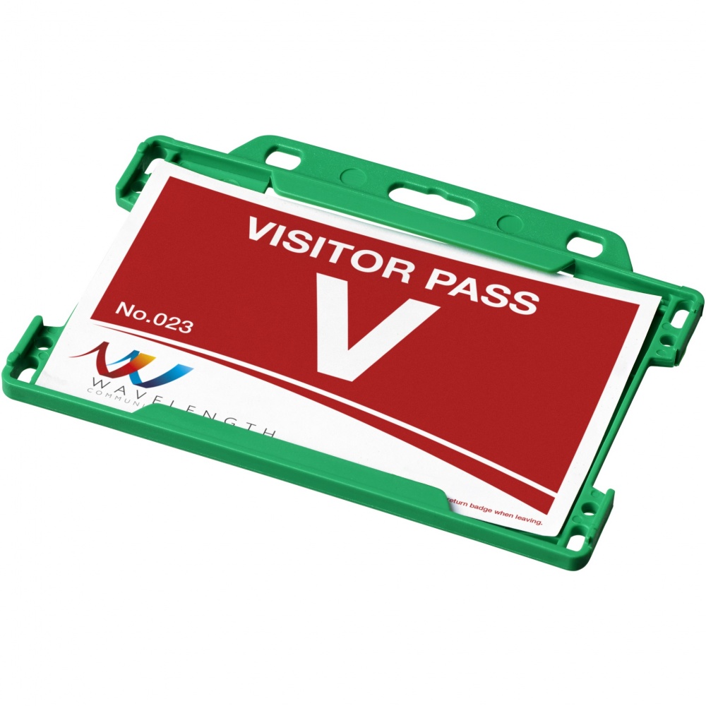 Logo trade promotional product photo of: Vega plastic card holder