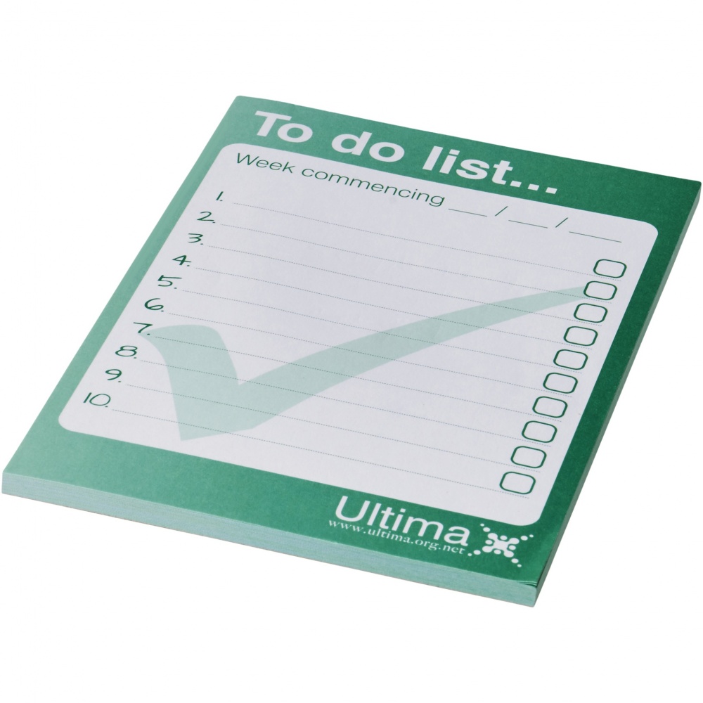 Logo trade promotional products image of: Desk-Mate® A6 notepad