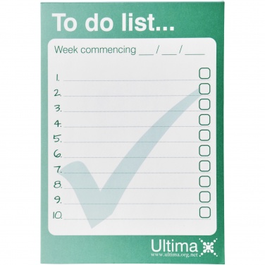 Logo trade promotional products image of: Desk-Mate® A6 notepad