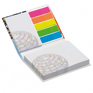 Logo trade promotional merchandise picture of: Combi notes page marker set hard cover