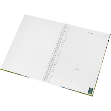 Logo trade corporate gift photo of: Wire-o A4 notebook hard cover