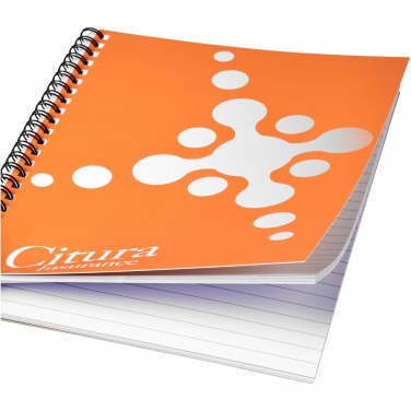 Logo trade corporate gifts image of: Desk-Mate® A5 notebook synthetic cover