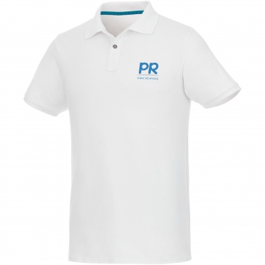 Logo trade promotional items picture of: Beryl short sleeve men's organic recycled polo