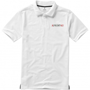 Logo trade promotional merchandise image of: Calgary short sleeve men's polo