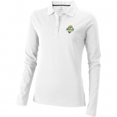 Logo trade advertising product photo of: Oakville long sleeve women's polo