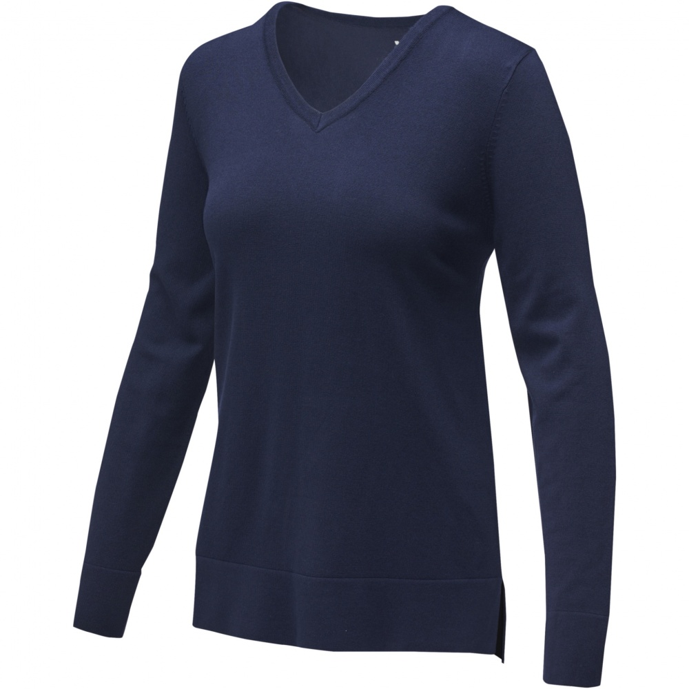 Logo trade corporate gifts picture of: Stanton women's v-neck pullover