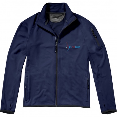 Logo trade promotional merchandise photo of: Mani men's performance full zip fleece jacket