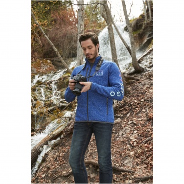 Logo trade promotional giveaway photo of: Tremblant men's knit jacket