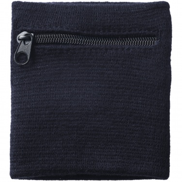 Logo trade promotional gift photo of: Brisky performance wristband with zippered pocket