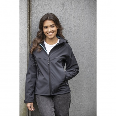 Logotrade promotional items photo of: Coltan women’s GRS recycled softshell jacket