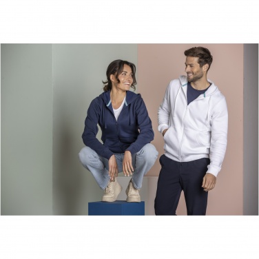 Logo trade promotional gifts picture of: Ruby men’s organic recycled full zip hoodie