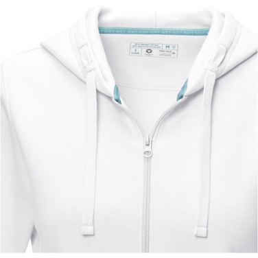 Logotrade promotional item picture of: Ruby women’s organic recycled full zip hoodie