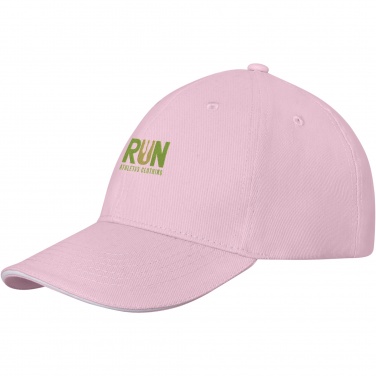 Logo trade advertising products image of: Darton 6 panel sandwich cap