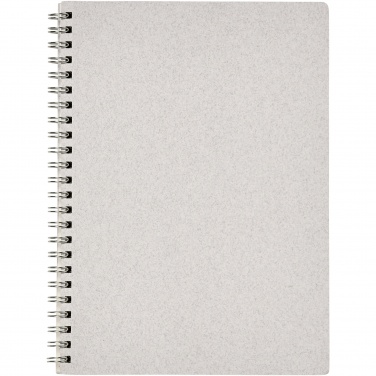 Logotrade corporate gift image of: Bianco A5 size wire-o notebook
