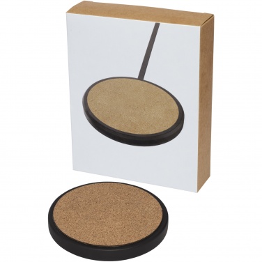 Logotrade promotional items photo of: Kivi 10W limestone/cork wireless charging pad
