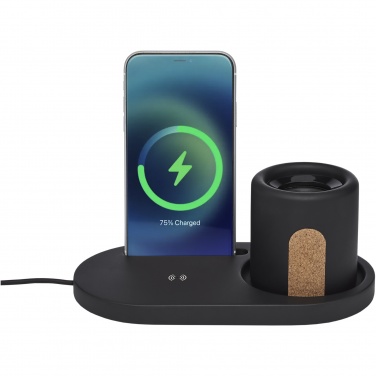 Logotrade promotional giveaway picture of: Klip 5W wireless charging desk organizer