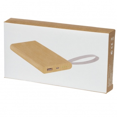 Logo trade promotional products picture of: Tulda 5000 mAh bamboo power bank