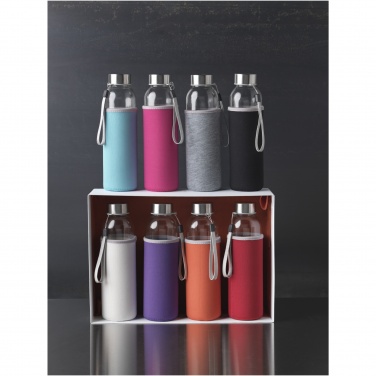 Logo trade promotional items image of: Bodhi 500 ml glass water bottle