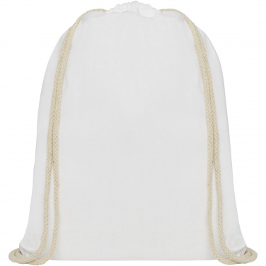 Logotrade promotional item picture of: Oregon 140 g/m² cotton drawstring bag 5L